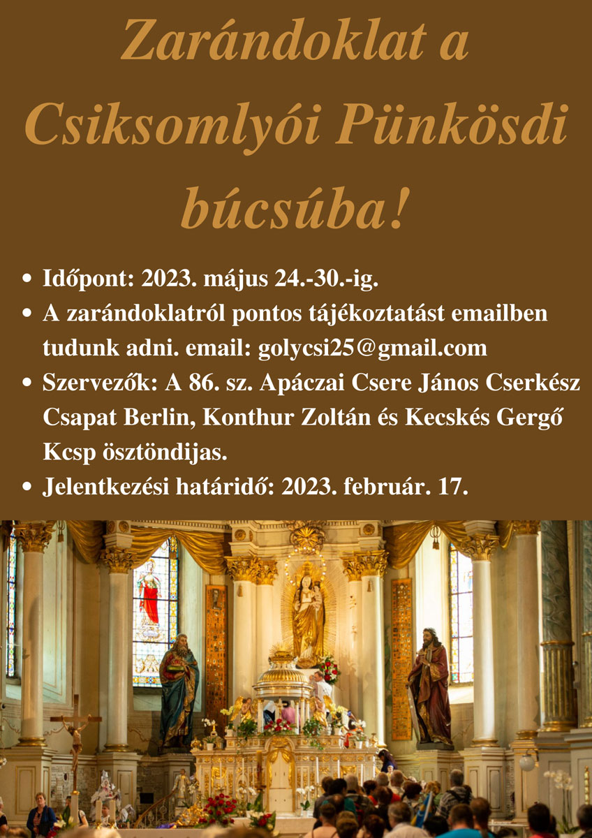 Zarándoklat a Csiksomlyói Pünkösdi búcsúba 1